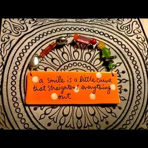 Happy plaque! Beautiful and fun. Colorful